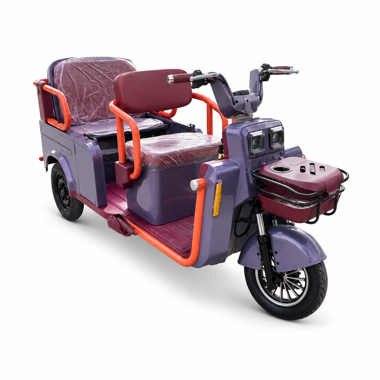 Triciclu electric New One CS9, 1000W, 60V/20Ah, autonomie 50 km