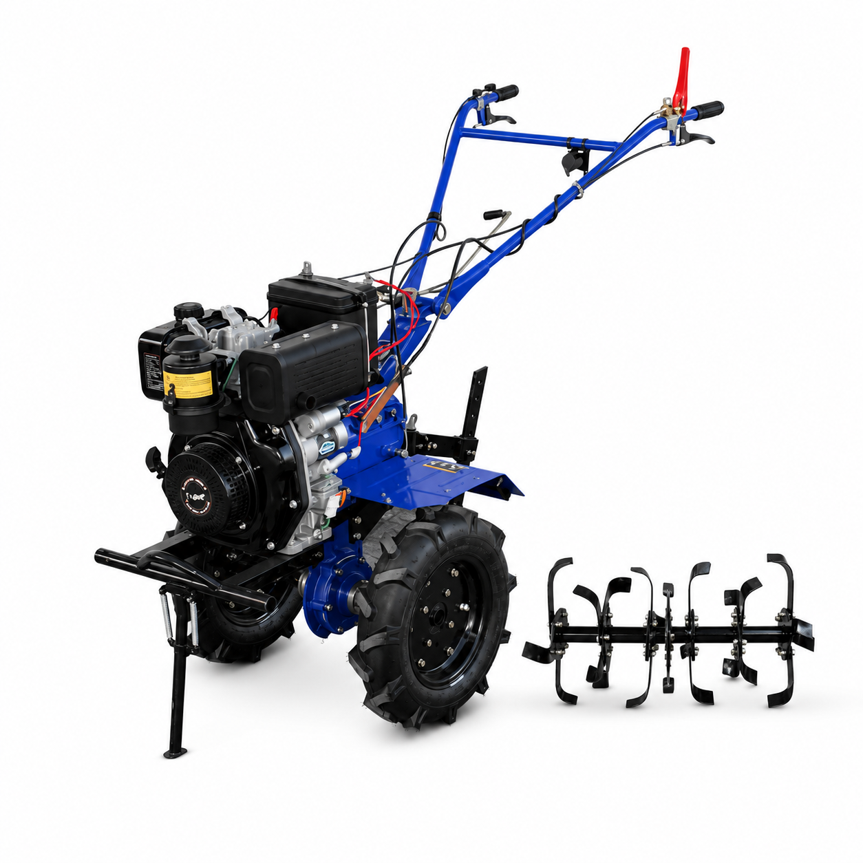 Motocultor diesel Belarus 1050DE 7HP albastru